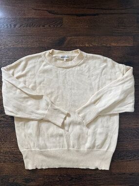 Sonderhaus Gwendolyn Organic Cotton Sweater Butter Yellow M